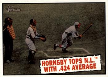 2010 Topps Heritage #404 Rogers Hornsby Front