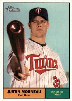 2010 Topps Heritage #420 Justin Morneau Front