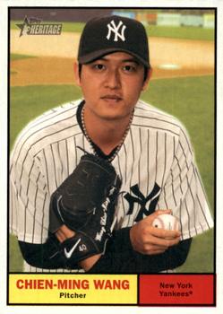 2010 Topps Heritage #424 Chien-Ming Wang Front