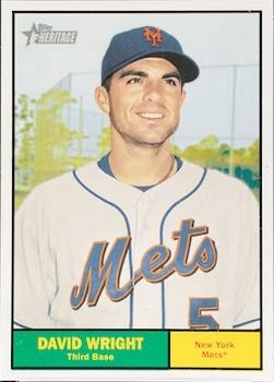 2010 Topps Heritage #427 David Wright Front