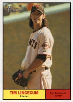 2010 Topps Heritage #429 Tim Lincecum Front