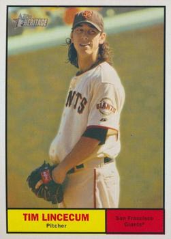 2010 Topps Heritage #429 Tim Lincecum Front