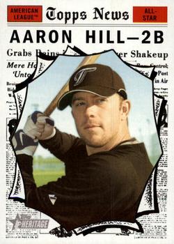 2010 Topps Heritage #465 Aaron Hill Front