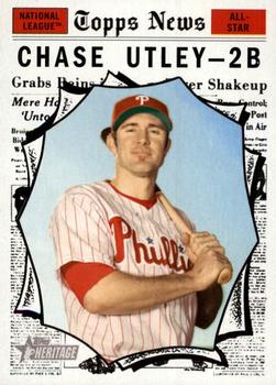 2010 Topps Heritage #466 Chase Utley Front