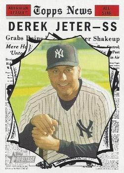 2010 Topps Heritage #469 Derek Jeter Front