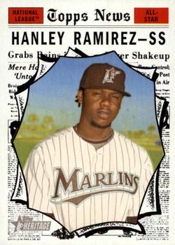 2010 Topps Heritage #470 Hanley Ramirez Front