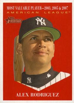 2010 Topps Heritage #474 Alex Rodriguez Front