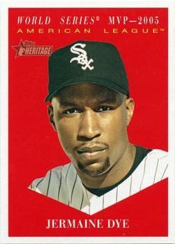 2010 Topps Heritage #482 Jermaine Dye Front