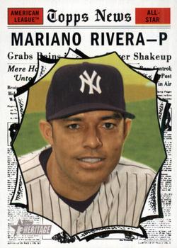 2010 Topps Heritage #499 Mariano Rivera Front