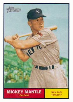 2010 Topps Heritage #56 Mickey Mantle Front