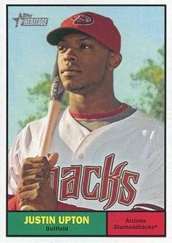 2010 Topps Heritage #82 Justin Upton Front