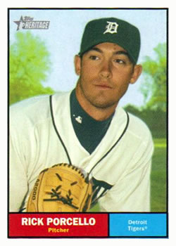 2010 Topps Heritage #83 Rick Porcello Front