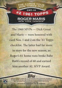 2010 Topps - The Cards Your Mom Threw Out #CMT-10 Roger Maris Back