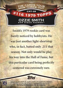 2010 Topps - The Cards Your Mom Threw Out #CMT-28 Ozzie Smith Back
