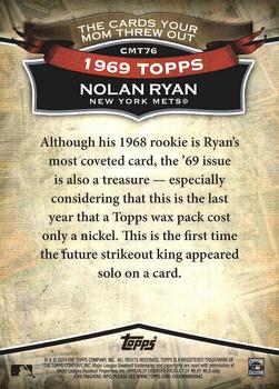 2010 Topps - The Cards Your Mom Threw Out #CMT76 Nolan Ryan Back