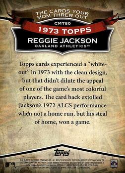 2010 Topps - The Cards Your Mom Threw Out #CMT80 Reggie Jackson Back