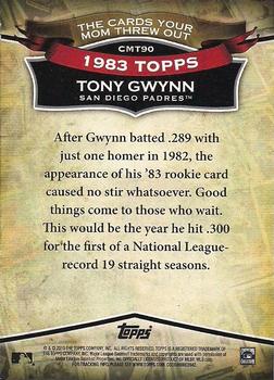 2010 Topps - The Cards Your Mom Threw Out #CMT90 Tony Gwynn Back