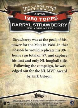 2010 Topps - The Cards Your Mom Threw Out #CMT95 Darryl Strawberry Back