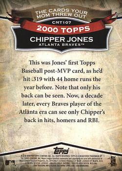 2010 Topps - The Cards Your Mom Threw Out #CMT107 Chipper Jones Back