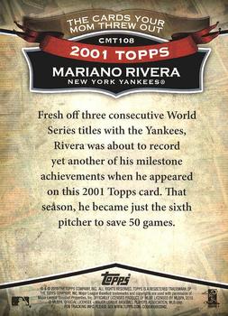 2010 Topps - The Cards Your Mom Threw Out #CMT108 Mariano Rivera Back