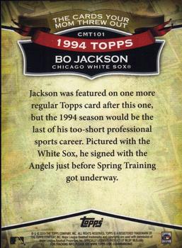 2010 Topps - The Cards Your Mom Threw Out #CMT101 Bo Jackson Back
