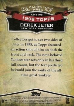 2010 Topps - The Cards Your Mom Threw Out #CMT105 Derek Jeter Back