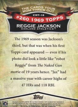 2010 Topps - The Cards Your Mom Threw Out #CMT-18 Reggie Jackson Back