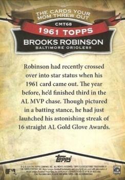 2010 Topps - The Cards Your Mom Threw Out #CMT68 Brooks Robinson Back