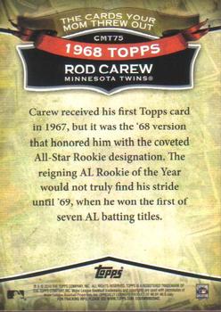 2010 Topps - The Cards Your Mom Threw Out #CMT75 Rod Carew Back