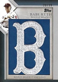 2010 Topps - Manufactured Hat Logo Patch #MHR-2 Babe Ruth Front