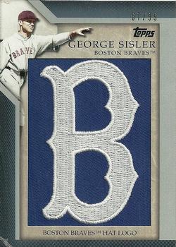 2010 Topps - Manufactured Hat Logo Patch #MHR-4 George Sisler Front