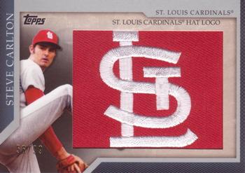 2010 Topps - Manufactured Hat Logo Patch #MHR-101 Steve Carlton Front