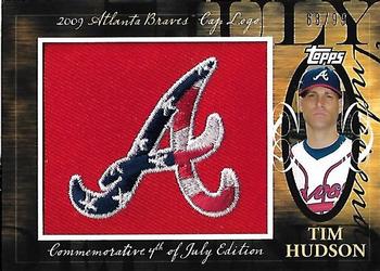 2010 Topps - Manufactured Hat Logo Patch #MHR-214 Tim Hudson Front