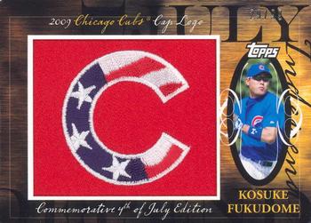 2010 Topps - Manufactured Hat Logo Patch #MHR-265 Kosuke Fukudome Front