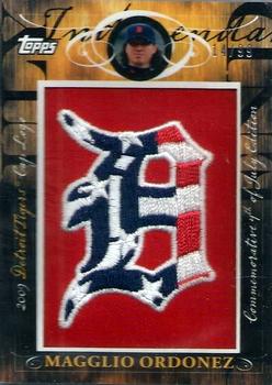 2010 Topps - Manufactured Hat Logo Patch #MHR-274 Magglio Ordonez Front