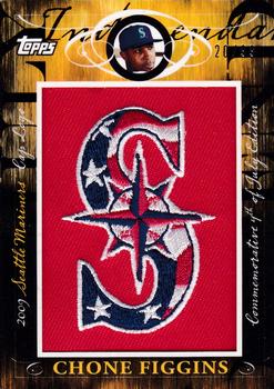2010 Topps - Manufactured Hat Logo Patch #MHR-285 Chone Figgins Front