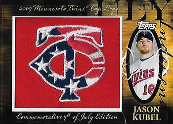 2010 Topps - Manufactured Hat Logo Patch #MHR-287 Jason Kubel Front