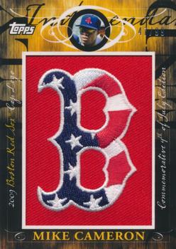 2010 Topps - Manufactured Hat Logo Patch #MHR-292 Mike Cameron Front