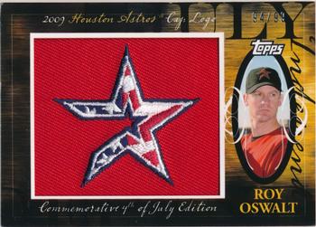 2010 Topps - Manufactured Hat Logo Patch #MHR-293 Roy Oswalt Front