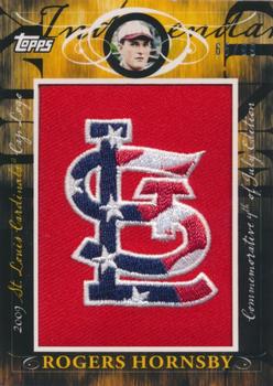 2010 Topps - Manufactured Hat Logo Patch #MHR-295 Rogers Hornsby Front