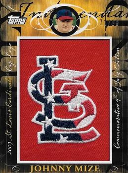 2010 Topps - Manufactured Hat Logo Patch #MHR-309 Johnny Mize Front