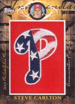 2010 Topps - Manufactured Hat Logo Patch #MHR-352 Steve Carlton Front