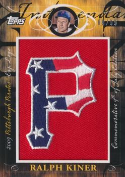 2010 Topps - Manufactured Hat Logo Patch #MHR-377 Ralph Kiner Front