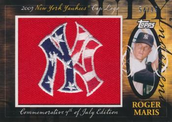 2010 Topps - Manufactured Hat Logo Patch #MHR-391 Roger Maris Front