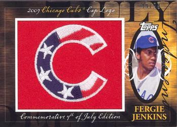 2010 Topps - Manufactured Hat Logo Patch #MHR-394 Fergie Jenkins Front