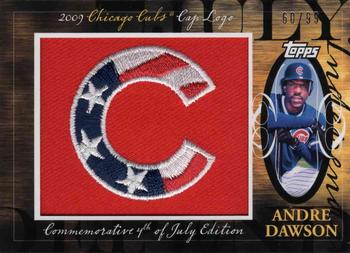 2010 Topps - Manufactured Hat Logo Patch #MHR-406 Andre Dawson Front