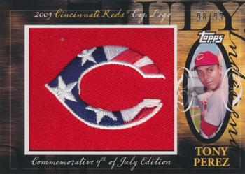 2010 Topps - Manufactured Hat Logo Patch #MHR-413 Tony Perez Front