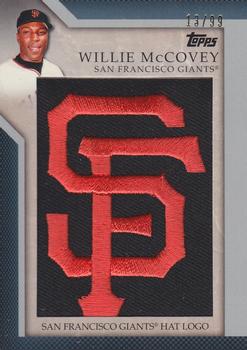 2010 Topps - Manufactured Hat Logo Patch #MHR-108 Willie McCovey Front