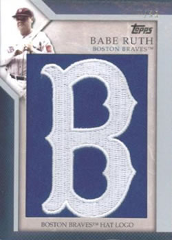 2010 Topps - Manufactured Hat Logo Patch #MHR-1 Babe Ruth Front