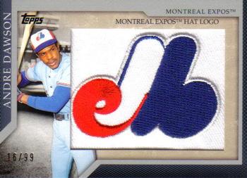 2010 Topps - Manufactured Hat Logo Patch #MHR-32 Andre Dawson Front